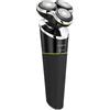 Melissa Infinity16680051 Rasoio Uomo - Rasoio elettrico - Trimmer - Tre teste rotanti - Batteria integrata - Indicatore di carica - Supporto di ricarica - Nero