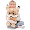 NICI Glubschis 62210 Lenzo Lince di Peluche Morbida, tenero Pupazzo per Coccole e Giochi, per Adulti e Bambini, 45 cm, Beige, Colore