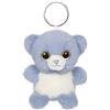 Gipsy Toys - Portachiavi orso - orso in peluche - blu ciano - cuscini 8 cm - blu jeans - accessorio morbido - originale - portachiavi dolce - compagno per la borsa e le chiavi.
