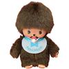 Sekiguchi 235540 - Original Bebichhichi Bambino, in Peluche Marrone, con Bavaglino, Circa 15 cm