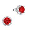 Orecchino Singolo Argento 925 Con Zircone Azzurro | NKlaus Calice 5mm - Singolo Pezzo, Rodiato, Idea Regalo