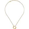 Breil, Collezione Hexagonia, Collana Donna in Acciaio Specchiato IP Gold, con Catenina Sottile e Raffinata e Pendente Esagonale, Idee Regalo Donna, Lunghezza Regolabile 39-45 cm, Colore Gold