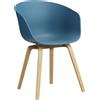 Hay - Poltrona About a chair - Blu - Polipropilene riciclato - Designer Hee Welling