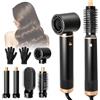RUIZHI Asciugacapelli 5 in 1, Spazzola Soffiante Airstyler set, Hairstyler 5 in 1 Multifunzione Phon Capelli Auto Riccioli Ferro, Phon con 3 Temperatures Styling Liscio, Onde, Ricci, Strumenti Capelli