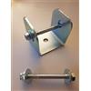 TUTTOPERGOLE Staffa completa In Ferro Zincato 60 mm x 60 mm