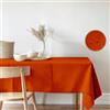 Il Tuo Artigiano Design Tovaglia Antimacchia da Tavola - Tovaglia Idrorepellente per interni ed esterni per tavola - Made in Italy (Arancio, 120x160 cm)