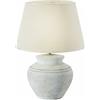 LOBERON Lampada da tavolo Cleveland, bianco antico