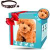 Qosneoun Nicco-My Realistic Robot Puppy, 2025 Nuovo cane robot AI, Nicco Robots Dog, agisce come un vero cane, robot interattivi di peluche cani per adulti, camminare, abbaiare, scodinzolare la coda