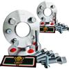 IGP IL GOMMISTA PROFESSIONISTA IGP 4 DISTANZIALI 12+12 mm 4 x 98 mozzo 58.1 + 16 BULLONI compatibili con FIAT PANDA + CROSS 4x4 dal 1980 al 2022 in poi *OK AUTO RUOTA CERCHI IN LEGA