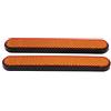 Riloer 2pcs ABS Moto Forcella Anteriore Riflettori Luci per H-arley S-portster 883 1200 X48 2004-2018, Moto Parafango Notte Inferiore Slider Riflettori Trims, Giallo