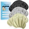 LOPHE Cuscini per Tallone Pad Heel, 6 Paia Cuscinetti per il Tallone, Soletta Autoadesiva per la Cura dei Piedi per Scarpe, Impediscono ai Talloni di Sfregare e Scivolare