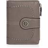 HUA ANGEL Donna Lunga Clutch Portafoglio Grande Capacità Cerniera Portamonete Borsa per Cellulare Pelle PU Pochette da Polso con Multiple Slot per Schede Carte di Credito Contanti Fatture