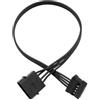 RUITEXUN Molex IDE 4-Pin Maschio a 15-Pin Femmina SATA Power Converter Prolunga Adattatore Cavo per Computer Hard Drive HDD SSD