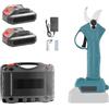 Seeiswork 500W Brushless Potatore Elettrico Cesoia Cordless Ricaricabile Albero da Frutto Bonsai Potatura Rami Strumento Per Makita Batteria - With 2XBattery