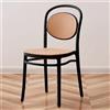 Other BUYBUY Sedia Arredamento da Interno Trieste Colore Nero TRS001B -