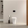 Parama Vaso filo muro in ceramica bianca lucida con sedile copri-wc softclose | Sofia