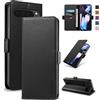 Yunubeyii Cover Libro per Google Pixel 9 Pro XL - [Blocco RFID] Luxury PU Leather Portafoglio Card Holder Magnetic Phone Custodia con Kickstand, Cover Protettiva Antiurto, Nero