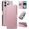 Yunubeyii Cover Libro per Xiaomi Redmi Note 14 4G - [Blocco RFID] Luxury PU Leather Portafoglio Card Holder Magnetic Phone Custodia con Kickstand, Cover Protettiva Antiurto, Rosa