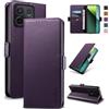 Yunubeyii Cover Libro per Xiaomi Redmi Note 13 Pro 5G - [Blocco RFID] Luxury PU Leather Portafoglio Card Holder Magnetic Phone Custodia con Kickstand, Cover Protettiva Antiurto, Viola