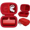 Khanka Custodia Rigida Compatibile con iWALK/Veger Batteria Portatile 4800/4500/3350mAh 5000mAh(Solo Custodia,Rosso)