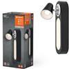 LEDVANCE DECOR SPOT NEPTUNE, 13W, 430lm, nero, faretto, teste orientabili, versatile, spot per interni, colore della luce bianco caldo, ottica di alta qualità, facile da installare