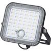 LEDVANCE solare da esterno Endura Outdoor nera con proiettore e pannello solare, cavo lungo 5 m, con telecomando e rilevatore di movimento PIR, 10 W, 1400 lm, colore della luce 840, 4000 K, EEK A