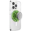 PopSockets Impugnatura per telefono MagSafe con cavalletto, supporto magnetico, parte superiore sostituibile, presa sicura per custodie MagSafe per iPhone e tablet, Beetlejuice, smalto resistente e
