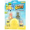 Diramix Stumble Guys Serie 1 3D Mini Figures 5-pack Hazmat Luchador Boxing Roo Glowman