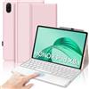 JADEMALL Tastiera con Trackpad per Honor Pad X8a, Custodia Tastiera per Honor Pad X8a, Italiano QWERTY Tastiera Bluetooth Magnetica Staccabile con Touchpad, Rosa