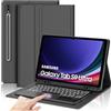JADEMALL Tastiera con Trackpad per Samsung Tab S9 Ultra/S10 Ultra 14.6", Tastiera Galaxy Tab S9 Ultra 14.6, Italiano-Layout Tastiera Bluetooth Rimovibile Retroilluminata per Samsung Galaxy Tab S9 Ultra, Nero