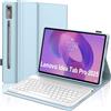JADEMALL Tastiera per Lenovo Idea Tab Pro 12.7" 2025 Custodia, Italiana QWERTY Tastiera Wireless Bluetooth per Lenovo Idea Tab Pro 12.7" 2025, Blu Cielo