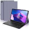 JADEMALL Custodia con Tastiera per Lenovo Tab M10 Plus (3rd Gen) 10.6" 2022, Italiano QWERTY-Layout Tastiera Ricaricabile Magnetica per Lenovo Tablet M10 Plus 3a Gen 10.6", Viola