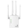 CLIUNT Ripetitore WiFi Potente, Amplificatore Wifi Potente da 1200mbps, 5GHz / 2.4GHz Extender WiFi Dual Band, con 1 porta LAN, 1 porta WAN, WPS, antenne 3dBi x4, compatibile con tutti i box di rete