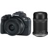 Canon EOS R50 + RF-S 18-45mm + RF-S 55-210mm (Nera)