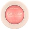 CATRICE Soft Glam Baked Blush 010 On Cloud Pink Finish Morbido e Luminoso 5,6 gr 010 Illuminante Compatto