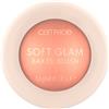 CATRICE Soft Glam Baked Blush 020 Peachy Breeze Finish Morbido e Luminoso 5,6 gr 020 Illuminante Compatto