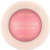 CATRICE Soft Glam Baked Blush 040 Midnight Berry Finish Morbido e Luminoso 5,6 gr 040 Illuminante Compatto