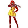 Atosa Costume Da Clown Giallo Halloween Donna Adulta M