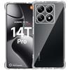 Datree Custodia per Xiaomi Mi 14T Pro, Morbido Cristallo Custodie Protettivo TPU Case, Anti-Scratch, Shock-Absorption, Protettiva Sottile Back Cover