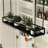 WYFZT Portabottiglie Soffitto, Portabottiglie a Parete Scaffale per Vini da Parete Porta Bottiglie per Bottiglie di Vino in Metallo Mensola per Vino Industriale Calice e portabicchieri, 60/80/100/120/140cm