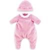 Corolle - Tutina con Cuffietta Rosa, 9000110620, + 18 mesi, per bambole cm 30