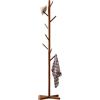 Siuwddee Attaccapanni,Attaccapanni Da Terra Appendiabiti Da Terra In Legno, Multi-Hook Hat Stand Organizer Freestandings Coat Rack, Per Cappotti Cappelli Borse, Per Ingresso,