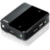 ATEN Switch KVM USB DisplayPort/audio a 2 porte (supporto 4K e cavi inclusi)