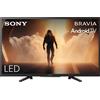 Sony BRAVIA KD-32W800 - Smart TV 32 pollici, HD Ready LED, HDR, Android TV, KD32W800PAEP [Classe di efficienza energetica F]