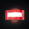 Perenz Srl Applique da Parete in Vetro con Cornice Rossa 2xe27 Perenz