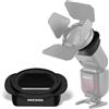 NEEWER SFR2 Anello adattatore testa quadrata in silicone per Z760 NW760 NW700 NW620 NW635II TT560 Speedlight quadrato M12 Dome Diffusore CRM2 Testa Flash Rotonda Magnetica Accessorio Gel Kit Colore