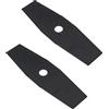 TopHomer 2 pezzi lama decespugliatore lama tagliaerba metallo lama di ricambio 305 mm in acciaio al manganese lama di taglio da giardino tosaerba tagliaerba utensili elettrici parti