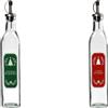 Ad Trend Oliera o Acetiera Natale Merry Christmas Ass. 500 Ml 6 x 6 Cm H 31 Cm Trasparente 1 Pz