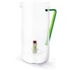 WD LifeStyle Caraffa Vetro Borosilicato Cc 1,2 Lt Decoro Pupazzo di Neve Natale