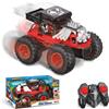 MONDOMOTORS HOT WHEELS, RC MONSTER TRUCK, BONE SHAKER, AUTO TELECOMANDATA, 2.4 GHZ, ROSSO NERO